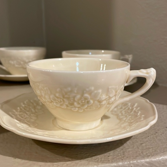 Crown Ducal Gainsborough Bundle - 4 Teacups & Saucers - Picture 2 of 10